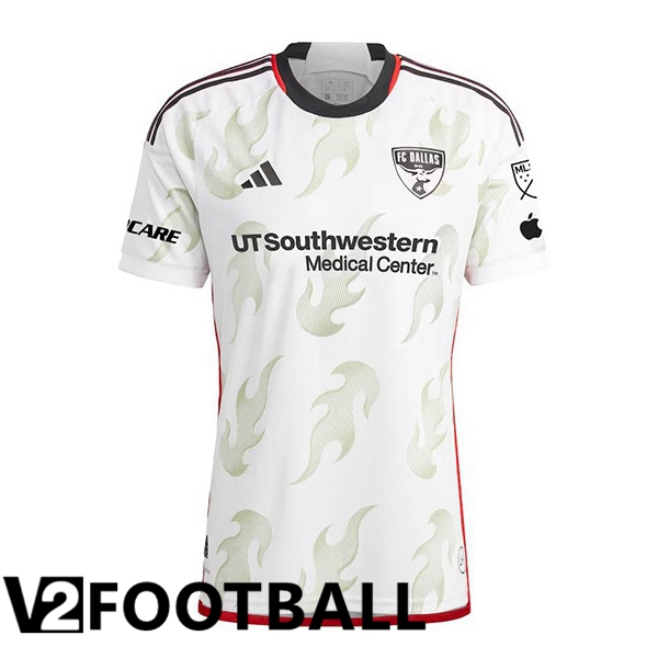 FC Dallas Soccer Shirt Away White 2024/2025