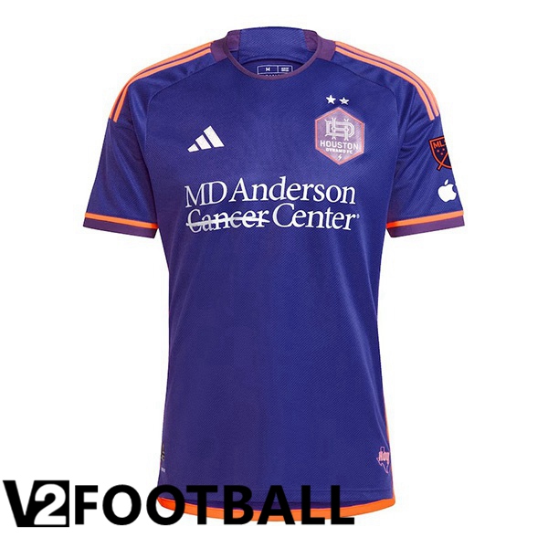 Houston Dynamo Soccer Shirt Away Purple 2024/2025