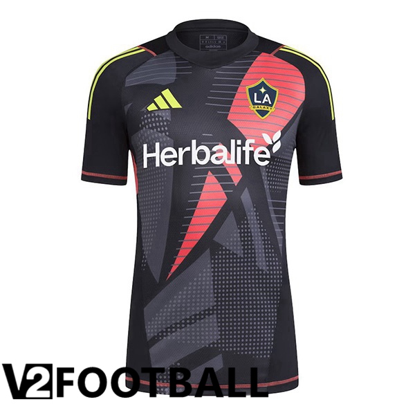 LA Galaxy Goalkeeper Soccer Shirt Black 2024/2025