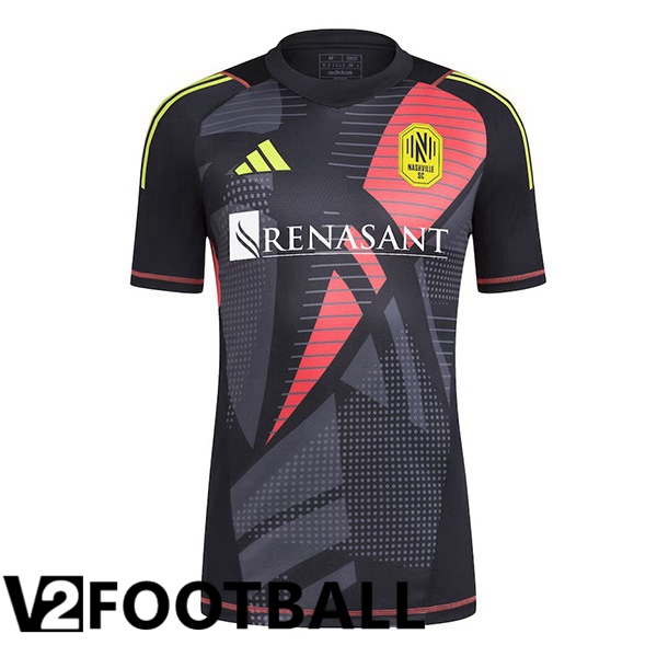 Nashville SC Goalkeeper Soccer Shirt Black 2024/2025