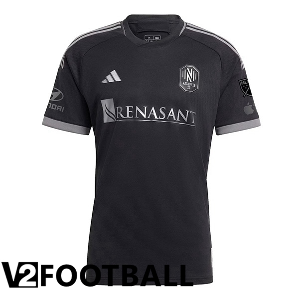 Nashville SC Soccer Shirt Away Black 2024/2025