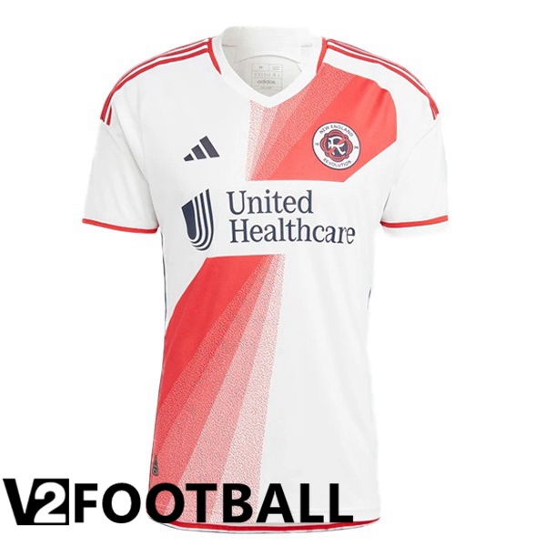 New England Revolution Soccer Shirt Away White 2024/2025