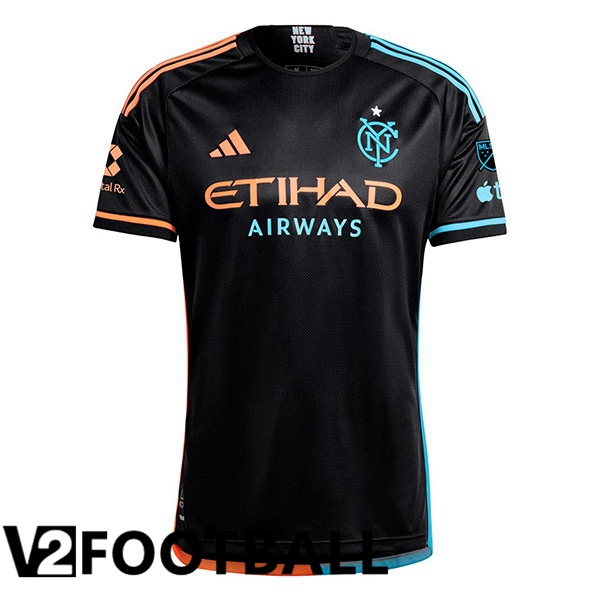 New York City Soccer Shirt Away Black 2024/2025