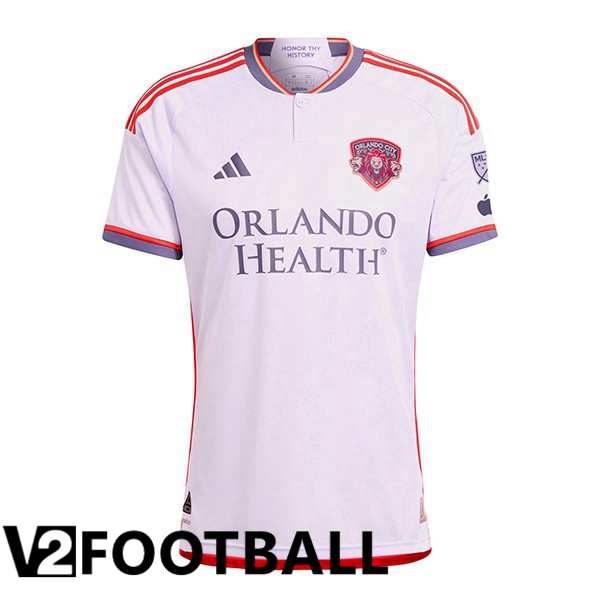 Orlando City SC Soccer Shirt Away White 2024/2025