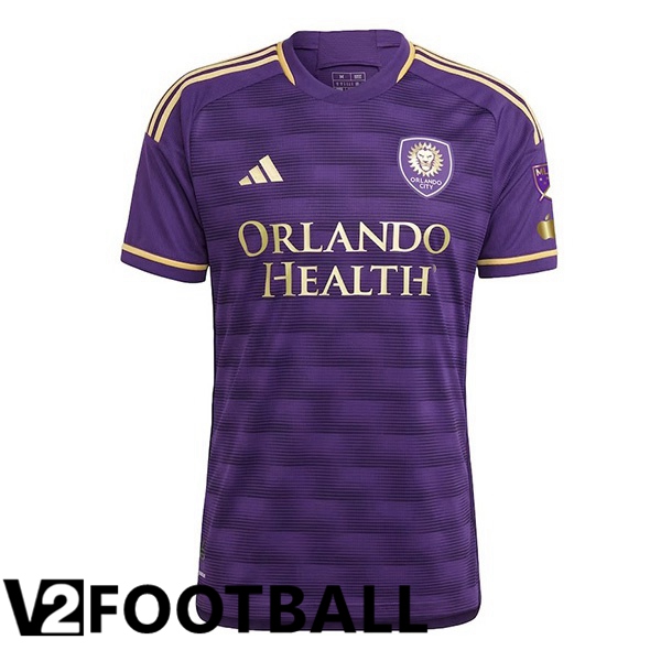 Orlando City SC Soccer Shirt Home Purple 2024/2025