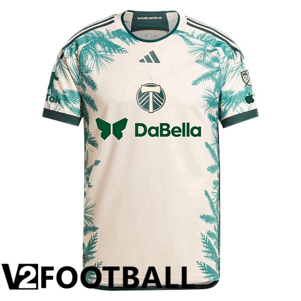 Portland Timbers Soccer Shirt Away White 2024/2025