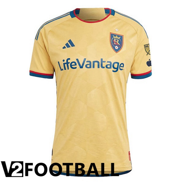 Real Salt Lake Soccer Shirt Away Blue Yellow 2024/2025