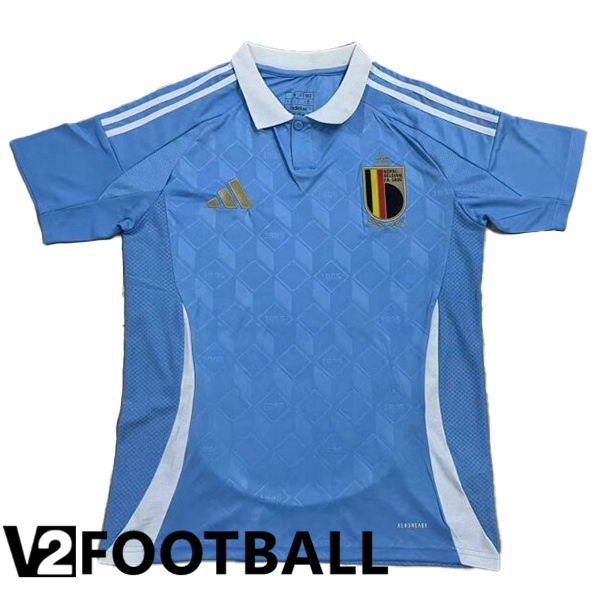 Belgium Soccer Shirt Away Blue Version Fuite UEFA Euro 2024