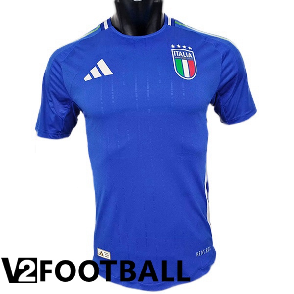 Italy Soccer Shirt Home Blue Version Fuite UEFA Euro 2024