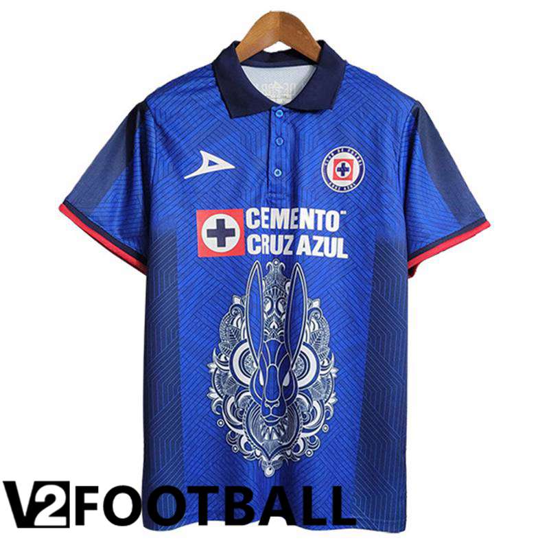 Cruz Azul Soccer Shirt Blue Day Of The Dead 2023/2024