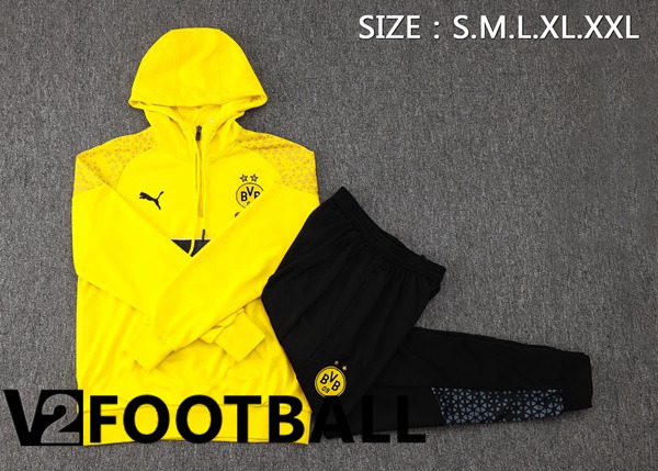 Dortmund BVB Training Tracksuit Sweatshirt Hoodie Yellow 2024/2025