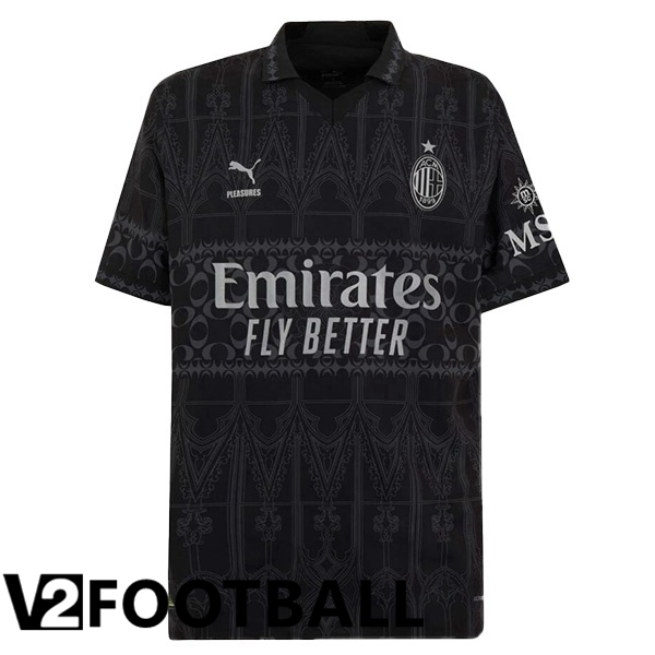 AC Milan Soccer Shirt Fourth Black 2023/2024