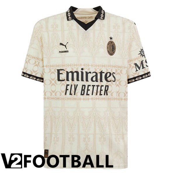 AC Milan Soccer Shirt Fourth Yellow 2023/2024