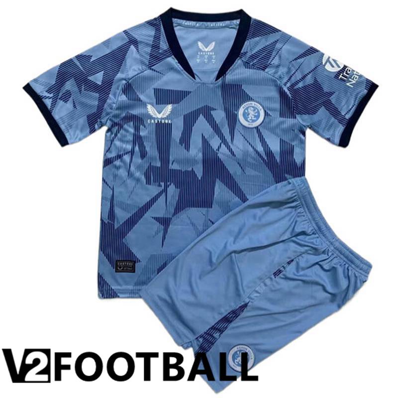 Aston Villa Kids Soccer Shirt Third 2023/2024