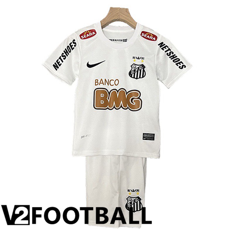Santos Retro Kids Soccer Shirt Home 2011/2012