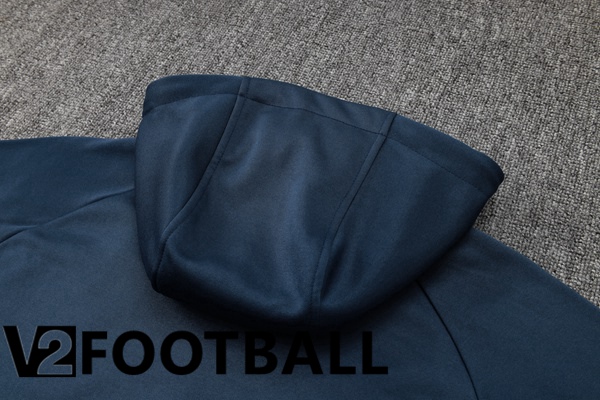 Brazil Training Tracksuit Sweatshirt Hoodie Blue Royal 2024/2025
