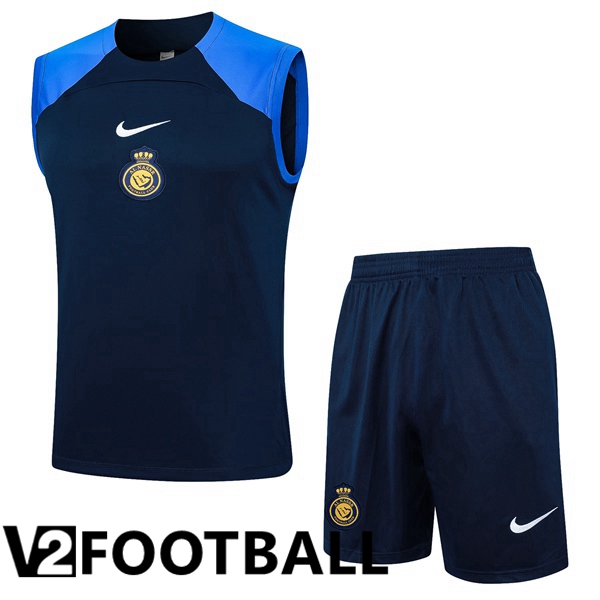 Al-Nassr FC Soccer vest + Shorts Blue Royal 2024/2025