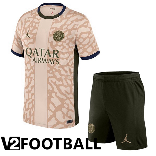 Paris PSG Kids Soccer Shirt Fourth Pink 2023/2024