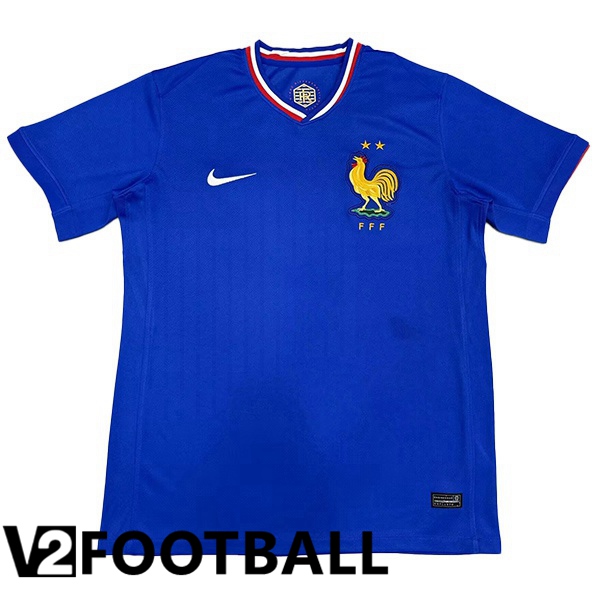 France Soccer Shirt Home Blue Version Fuite UEFA Euro 2024