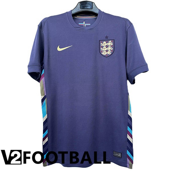 England Soccer Shirt Away Purple Version Fuite UEFA Euro 2024