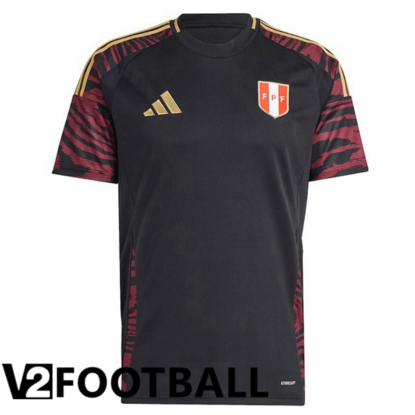 Peru Away Soccer Shirt Black 2024/2025