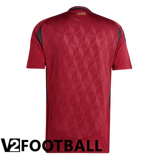 Belgium Home Soccer Shirt Red 2024/2025