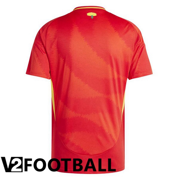 Spain Home Soccer Shirt Red 2024/2025