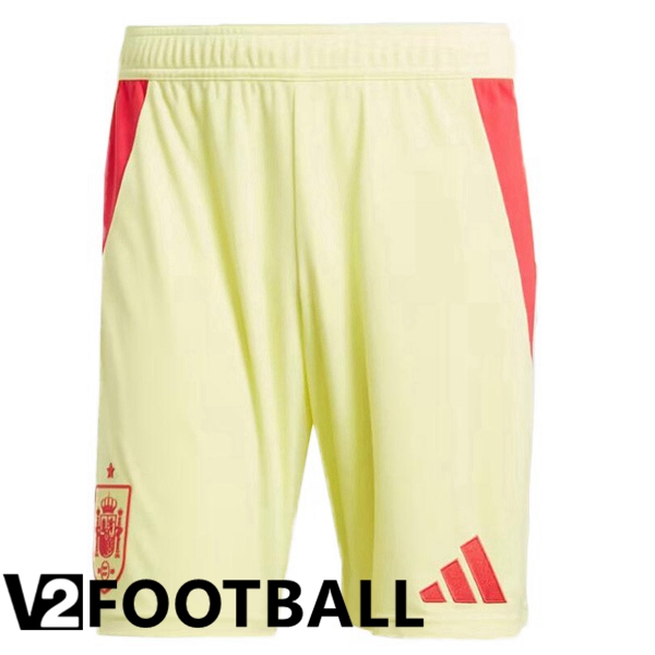 Spain Away Soccer Shirt Yellow 2024/2025