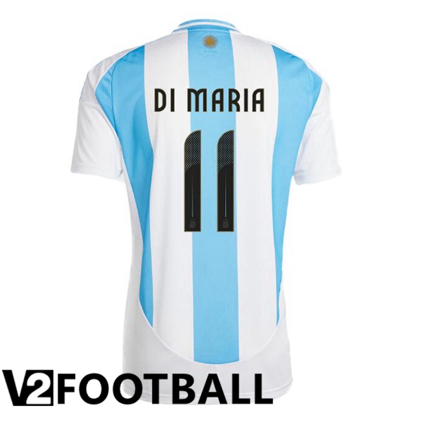 Argentina (DI MARIA 11) Home Soccer Shirt Blue White 2024/2025