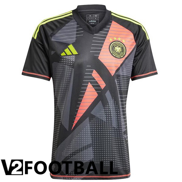 Germany Soccer Shirt Goalkeeper Black UEFA Euro 2024