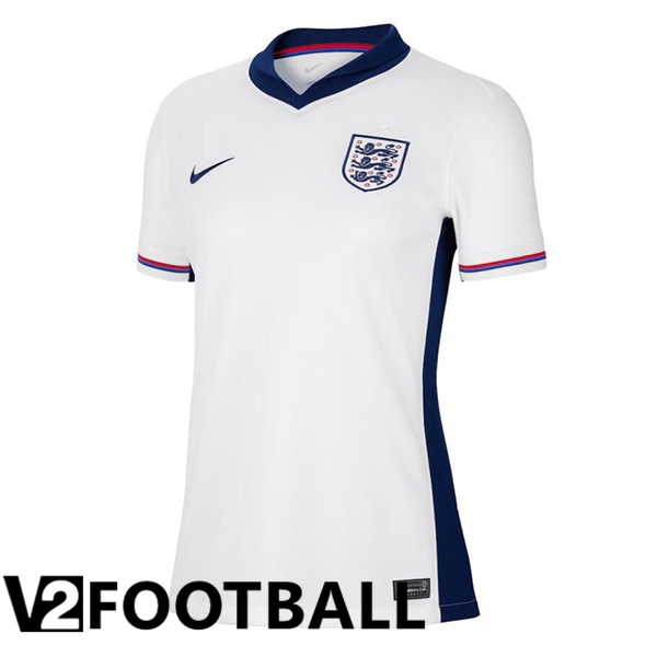 England Womens Home Soccer Shirt White 2024/2025