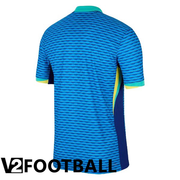Brazil Away Soccer Shirt Blue 2024/2025