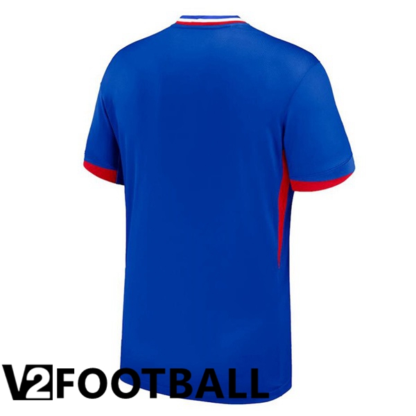 France Home Soccer Shirt Blue 2024/2025