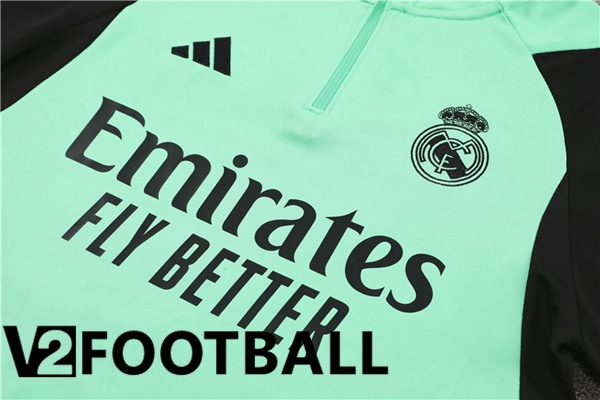 Real Madrid kit Training Tracksuit Green 2024/2025
