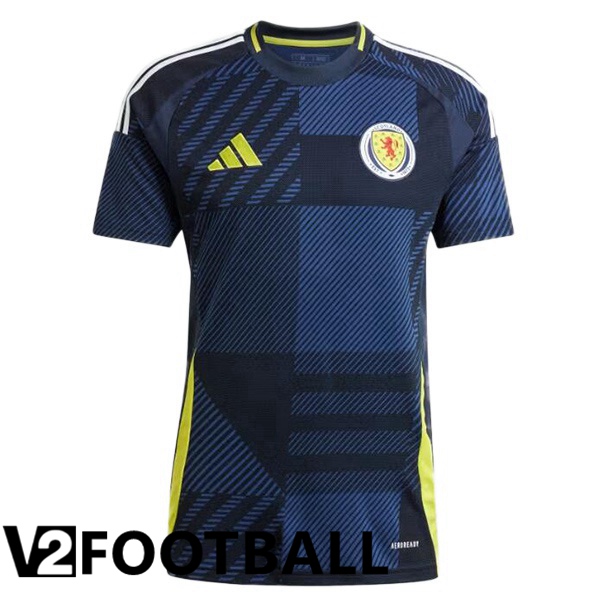Scotland Home Soccer Shirt Blue Royal 2024/2025