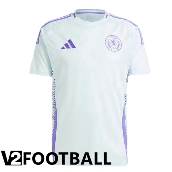 Scotland Away Soccer Shirt Blue 2024/2025