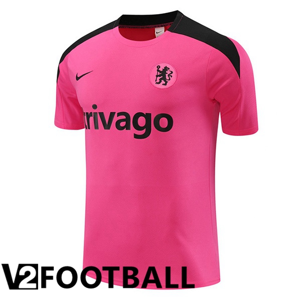 FC Chelsea Training T Shirt Pink 2024/2025
