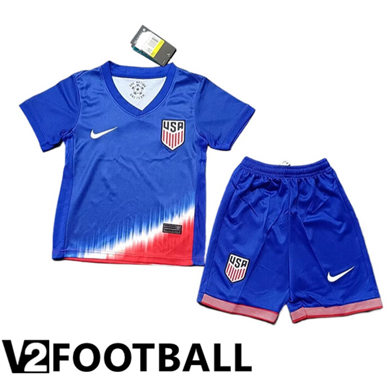 USA Kids Away Soccer Shirt 2024/2025