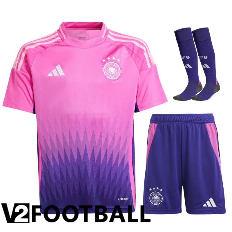 Germany Away Soccer Shirt (Shorts + Socks) Kit UEFA Euro 2024