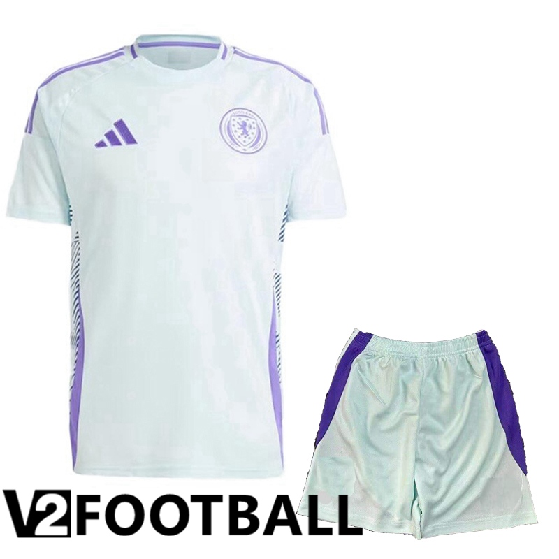 Scotland Away Soccer Shirt + Shorts Kit 2024/2025