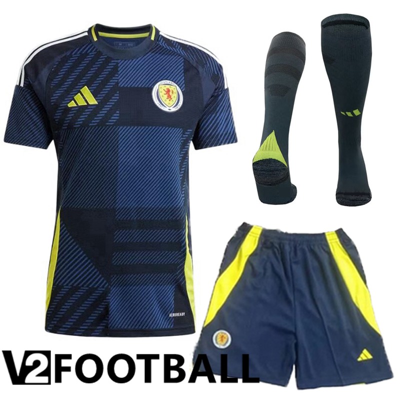 Scotland Home Soccer Shirt (Shorts + Socks) Kit 2024/2025