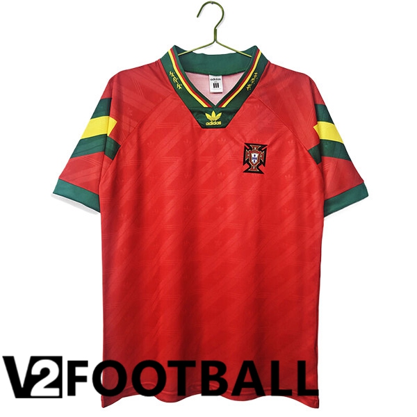Portugal Retro Home Soccer Shirt 1992