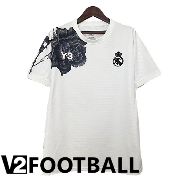 Real Madrid Soccer Shirt Y3 White 2024/2025