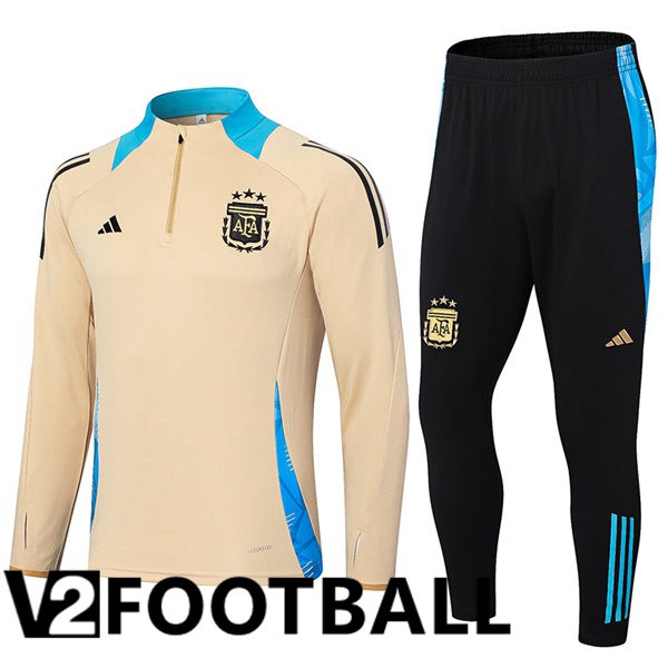 Argentina kit Training Tracksuit Yellow 2024/2025