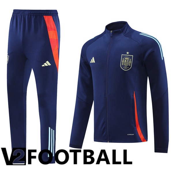 Spain kit Training Jacket Suit Blue Royal 2024/2025