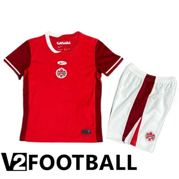 Canada Kids Home Soccer Shirt 2024/2025