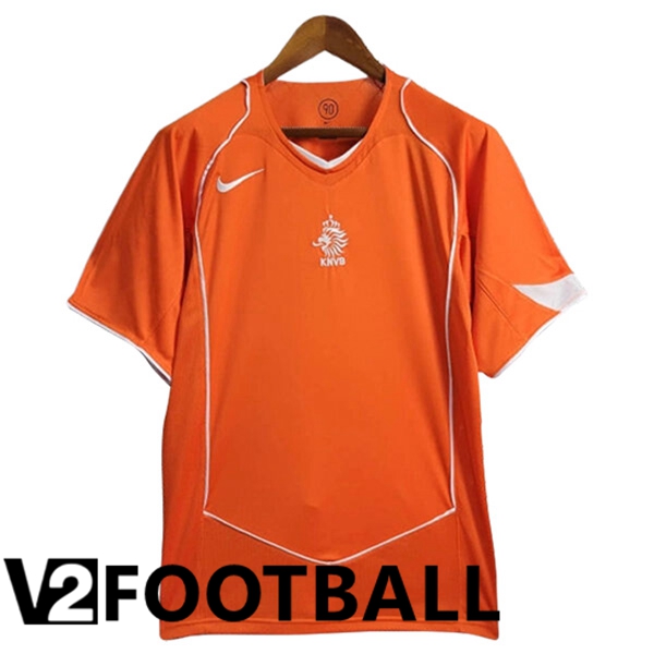 Netherlands Retro Home Soccer Shirt 2004