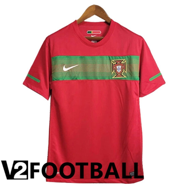 Portugal Retro Home Soccer Shirt 2010