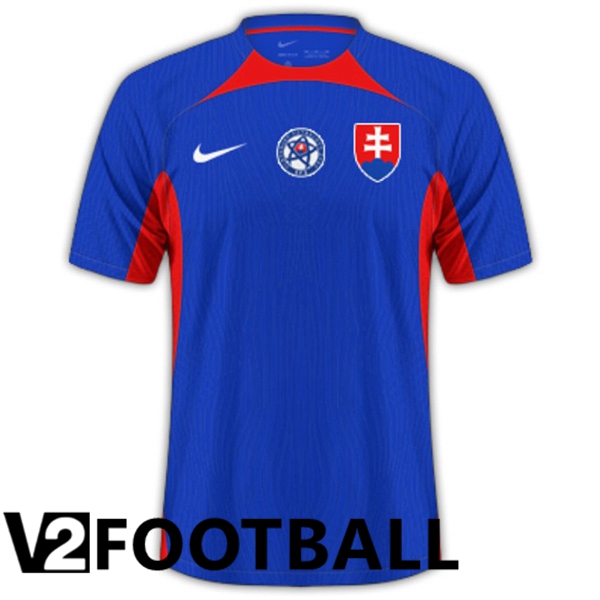 Slovakia Home Soccer Shirt UEFA Euro 2024
