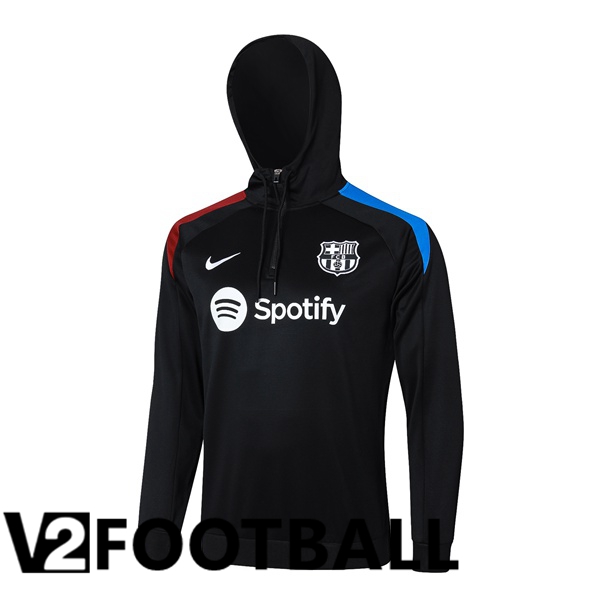 FC Barcelona Training Sweatshirt Hoodie Black 2024/2025